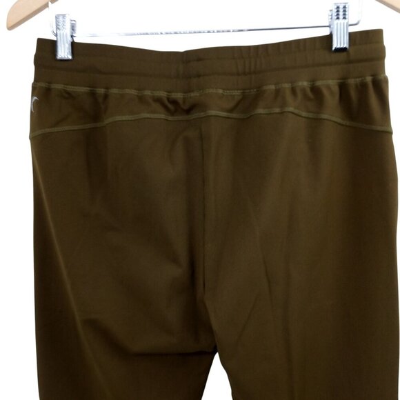 Zyia Unwind Army Green Pull On Joggers Pants Size L Athletic Stretch Drawstring - Picture 7 of 11
